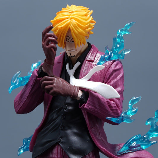 LK New Single Character Tenkai Sanji 24cm One Piece GK Figure Model Statue