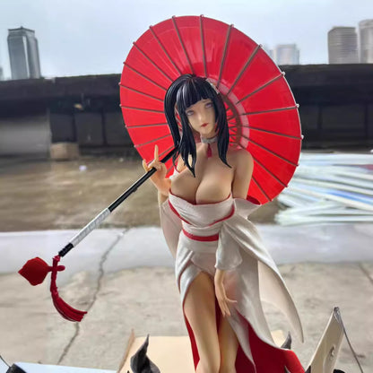 SH In Stock Naruto Kimono Hinata Figure Model Female Sculpture GK Kimono Premium Desktop Statue Ornament