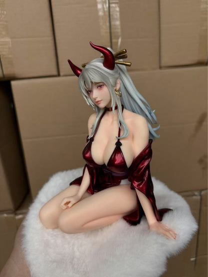 One Piece Series Kimono Kneeling Yamato Figure Anime GK Statue Model