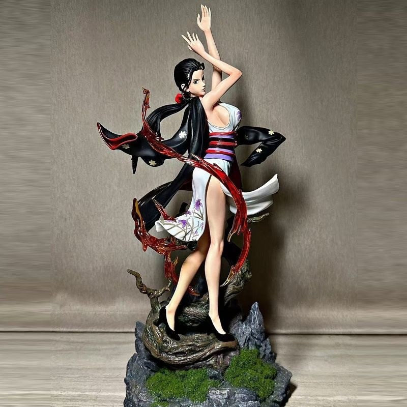 ZF One Piece 2D Desktop Statue Demon Child Nico Robin Dual Form GK Figure Anime Ornament