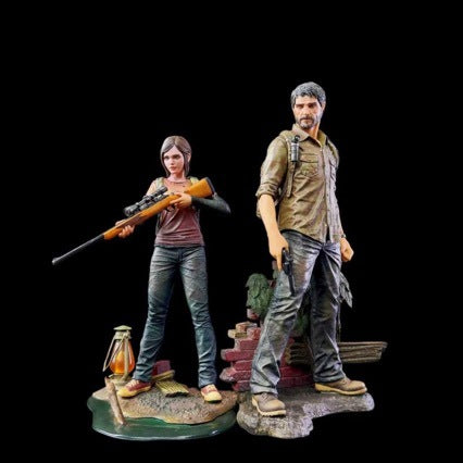 The Last of Us Post-Apocalyptic Zombie Game Series Joel Ellie 1/9 Scale Figure Model Boxed