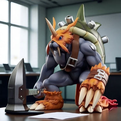 [SSS+ Premium] Zudomon Digimon Anime Figure Battle Greymon Adventure Toy