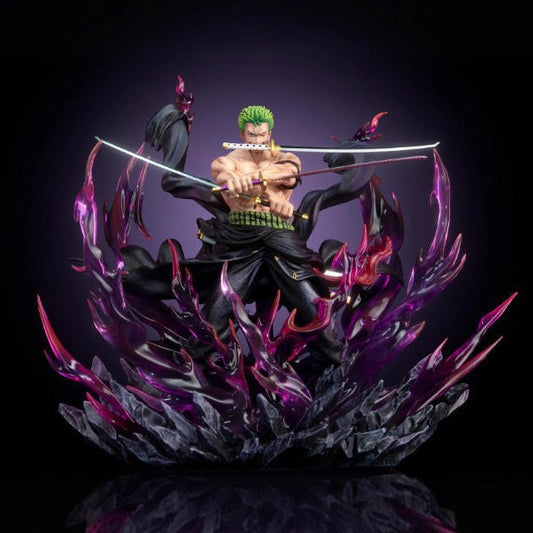 JT Statue One Piece Tenkai Burst Zoro GK Anime Model Figure Desktop Ornament