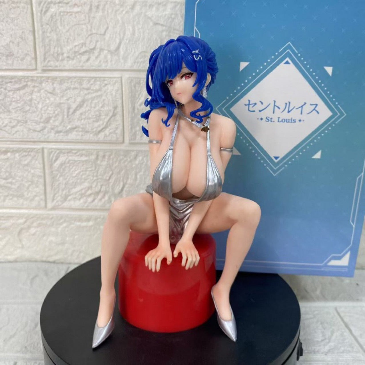 Azur Lane St. Louis Sitting Figure Anime Girl Model Ornament
