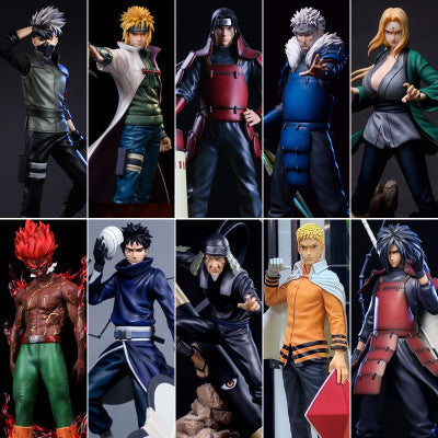 Behind the Scenes Hokage Resonance Series All Hokage GK Naruto Night Guy Hashirama Senju Anime Figure Toy
