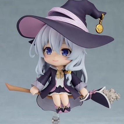 Anime Q Version Nendoroid 1878 Wandering Witch Elaina Interchangeable Face Figure Model