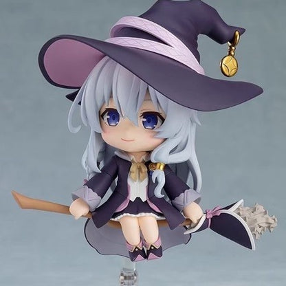 Anime Q Version Nendoroid 1878 Wandering Witch Elaina Interchangeable Face Figure Model