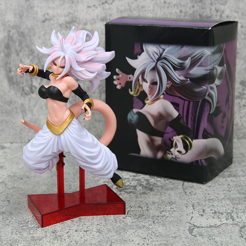LL Dragon Ball Figure Female Buu Movie Android 21 Desktop Decoration Anime Figure Model