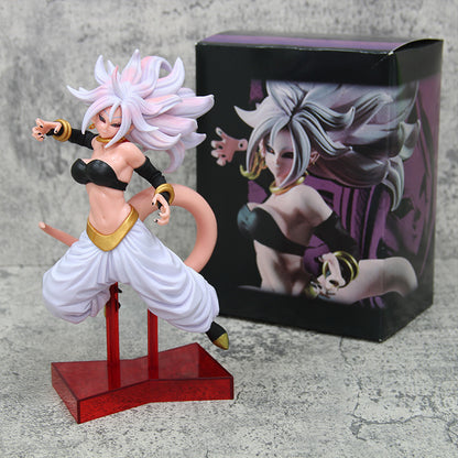 LL Dragon Ball Figure Female Buu Movie Android 21 Desktop Decoration Anime Figure Model