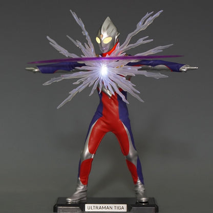 New Domestic Ultraman Tiga Cloth Figure - Composite Type, Glowing, Articulated Hand-Painted Model