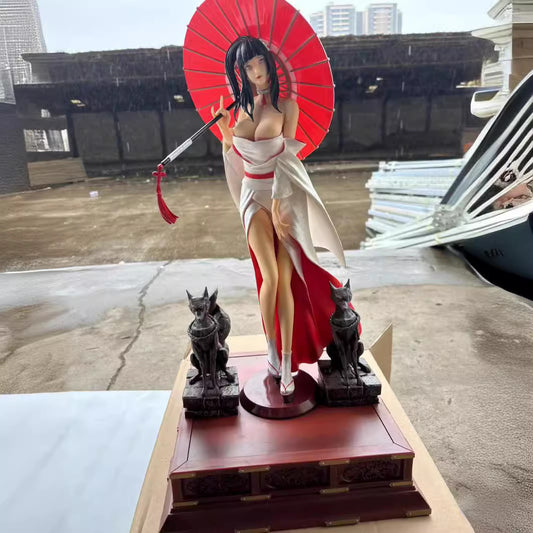 SH In Stock Naruto Kimono Hinata Figure Model Female Sculpture GK Kimono Premium Desktop Statue Ornament