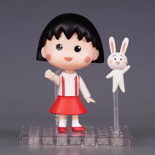Chibi Maruko Chan 1500 Maruko Q Version Clay Movable Face Change Doll Boxed