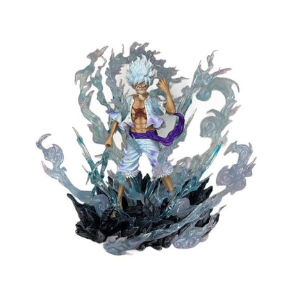 JT Statue Brother One Piece Buster Nika Sun God Lightning Form Model Anime Figure Statue