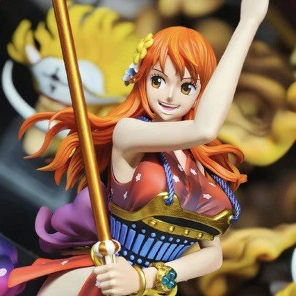 LX Ghost Island Swordsman Nami One Piece Resonance GK Figure Desktop Model