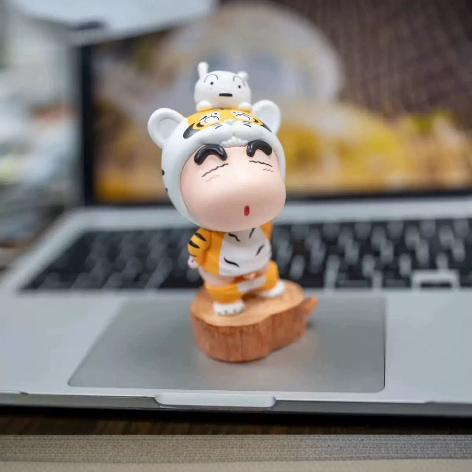Crayon Shin-chan Q Version, Year of the Tiger, Car Decoration, Boxed
