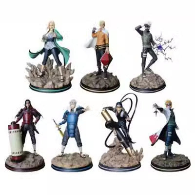 Behind the Scenes Hokage Resonance Series All Hokage GK Naruto Night Guy Hashirama Senju Anime Figure Toy