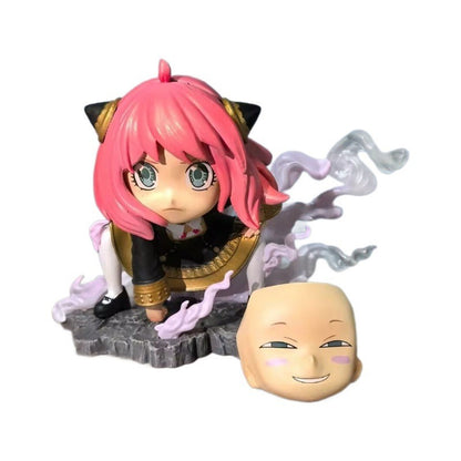 Spy x Family Anya Cosplay Luffy Gear Second Luffy Figure Anime Desktop Ornament