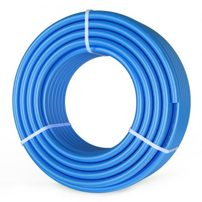 VEVOR PEX Pipe Tubing, 1/2 to 1 Inch Diameter for Potable Wa 100 ft & 3/4 inch / Blue