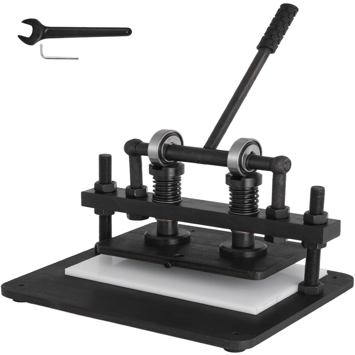 VEVOR Manual Leather Die Cutting and Embossing Press, 2 Plat 10.2 x 5.9 inch