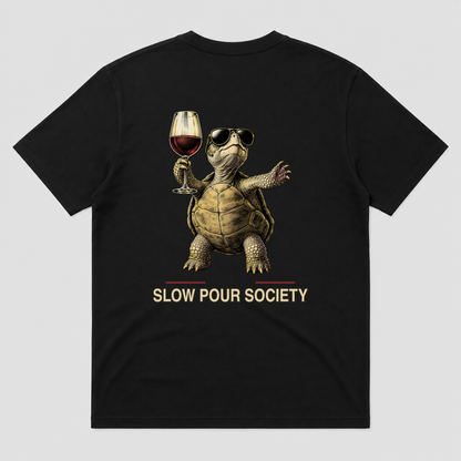 Slow Pour Society Tortoise Graphic T-Shirt - POD-20260728-055_black_back_mockup