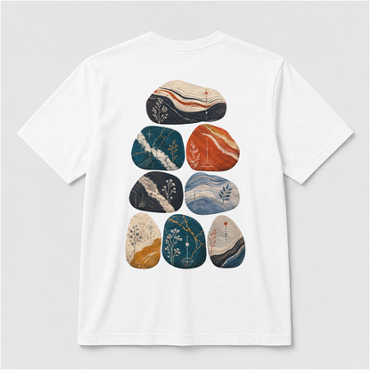 Field Stone Color Study Graphic T-Shirt - POD-20260728-074_white_back_mockup