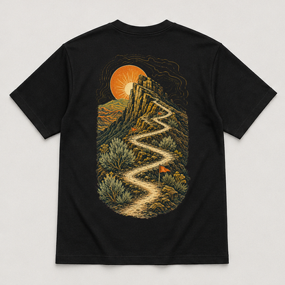 Desert Switchback Survey Graphic T-Shirt - POD-20260728-077_black_back_mockup