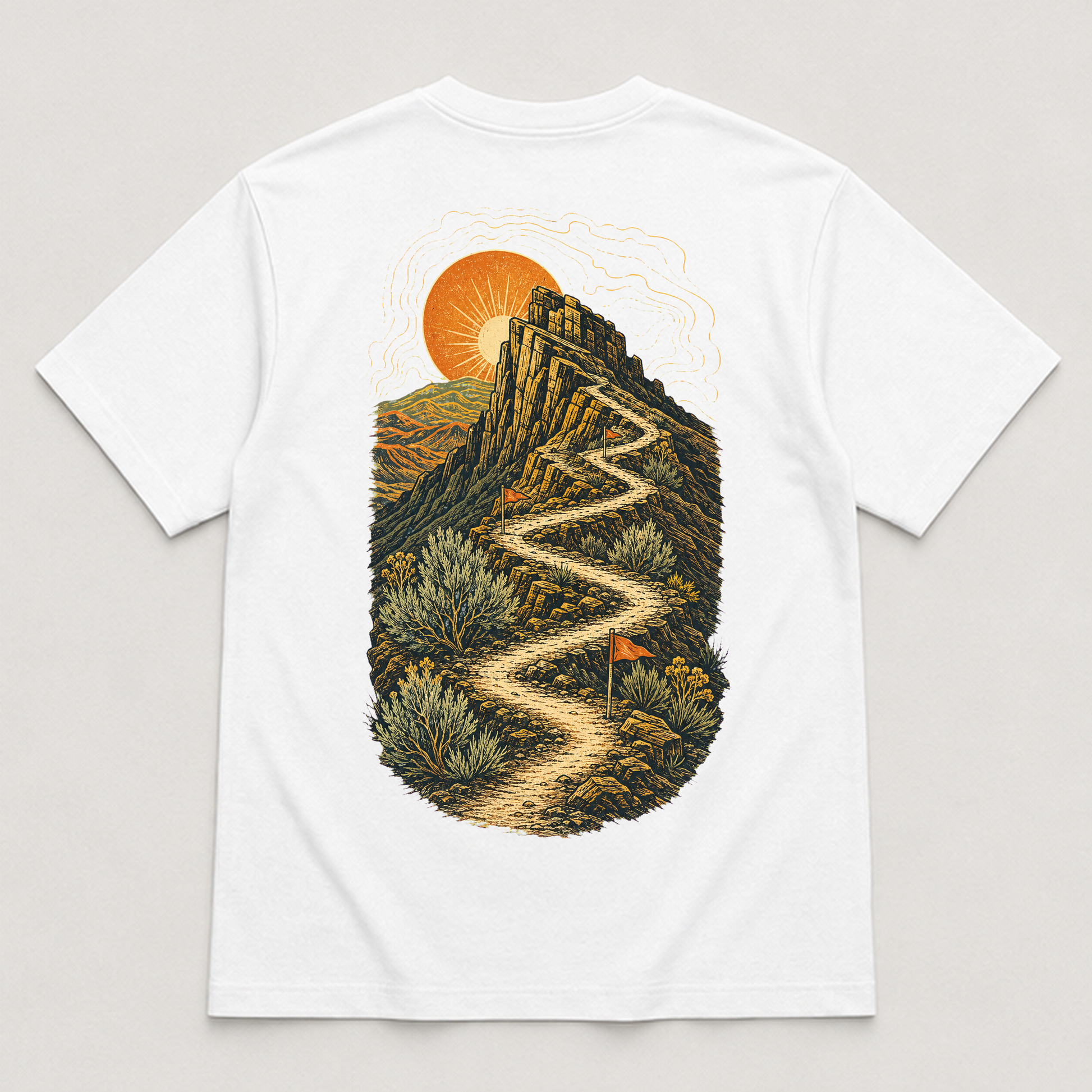Desert Switchback Survey Graphic T-Shirt - POD-20260728-077_white_back_mockup