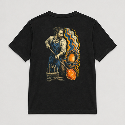 Glass Tide Workshop Graphic T-Shirt - POD-20260728-079_black_back_mockup