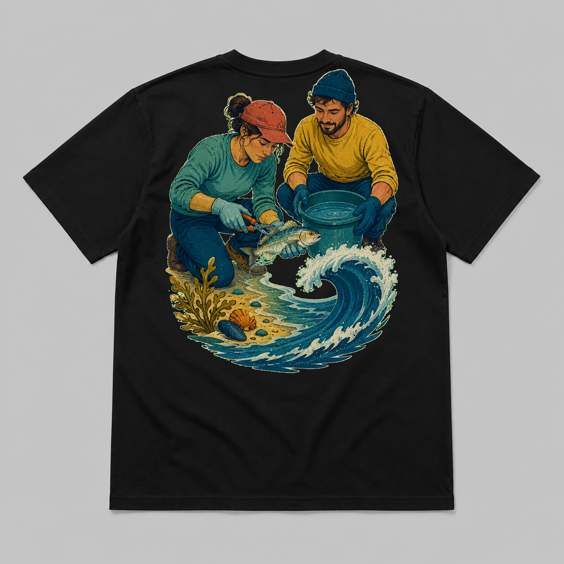 Line Out Tide In Black Back