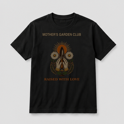 Mother's Garden Club Retro Graphic T-Shirt - POD-20260805-084_black_front_mockup