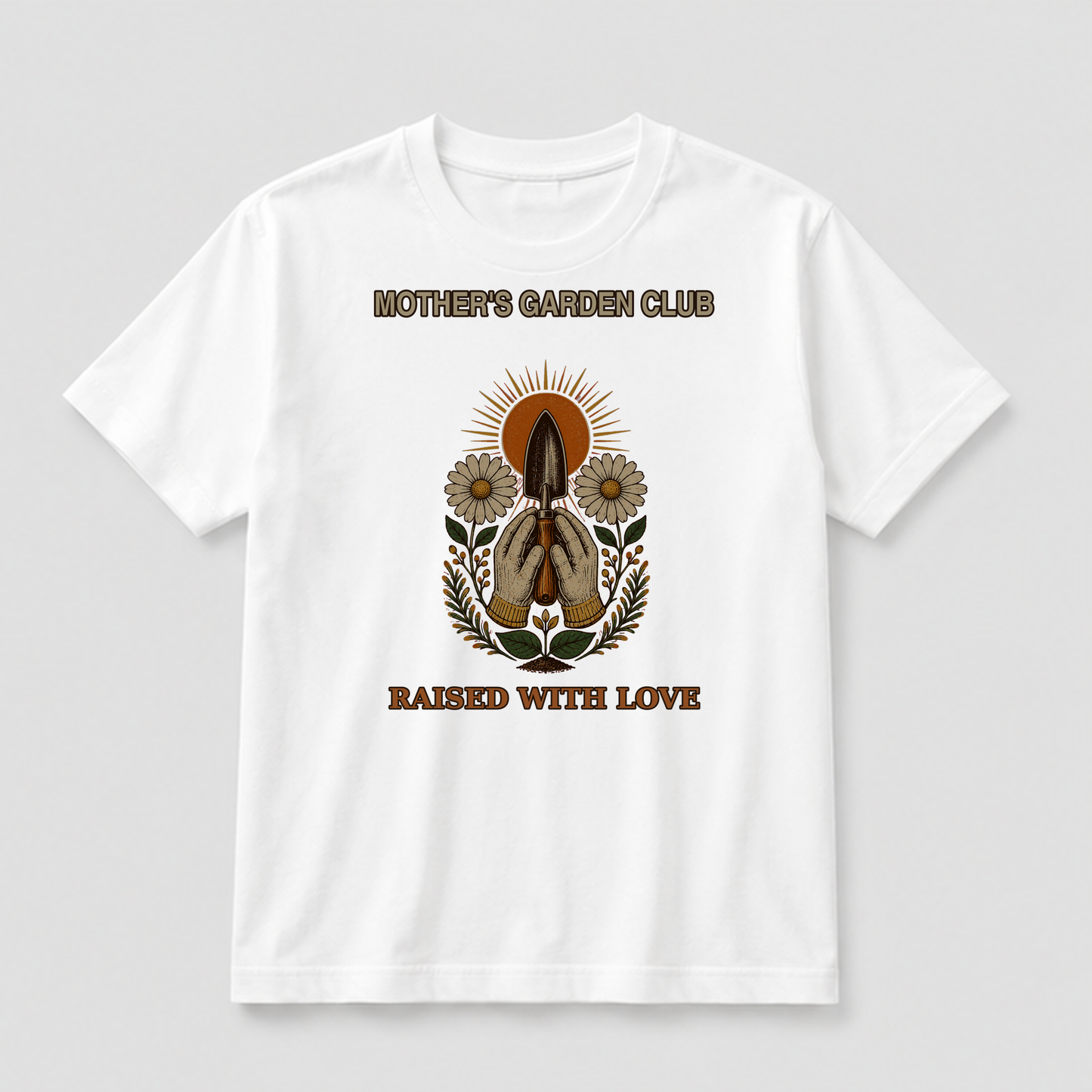 Mother's Garden Club Retro Graphic T-Shirt - POD-20260805-084_white_front_mockup