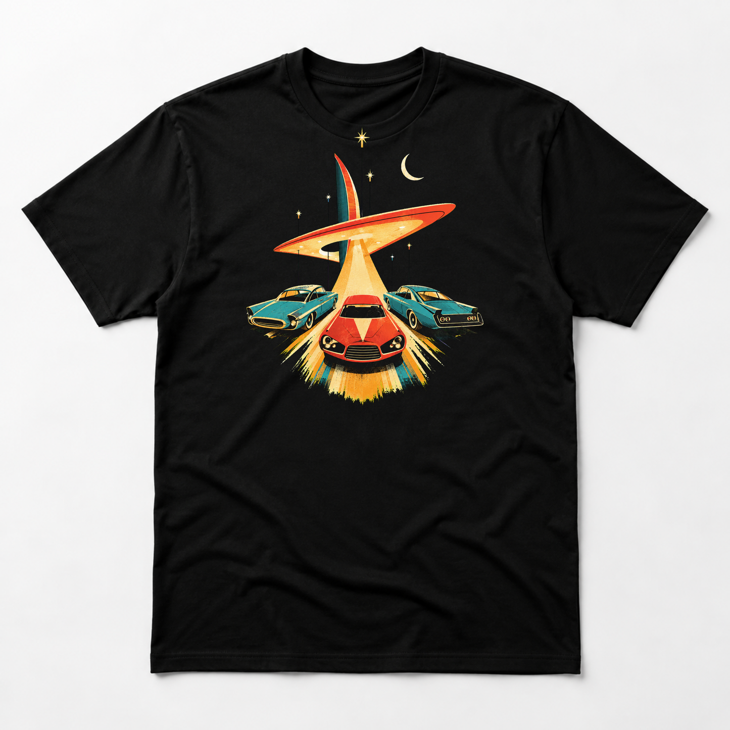 Roadside Reunion Graphic T-Shirt - POD-20260805-098_black_front_mockup