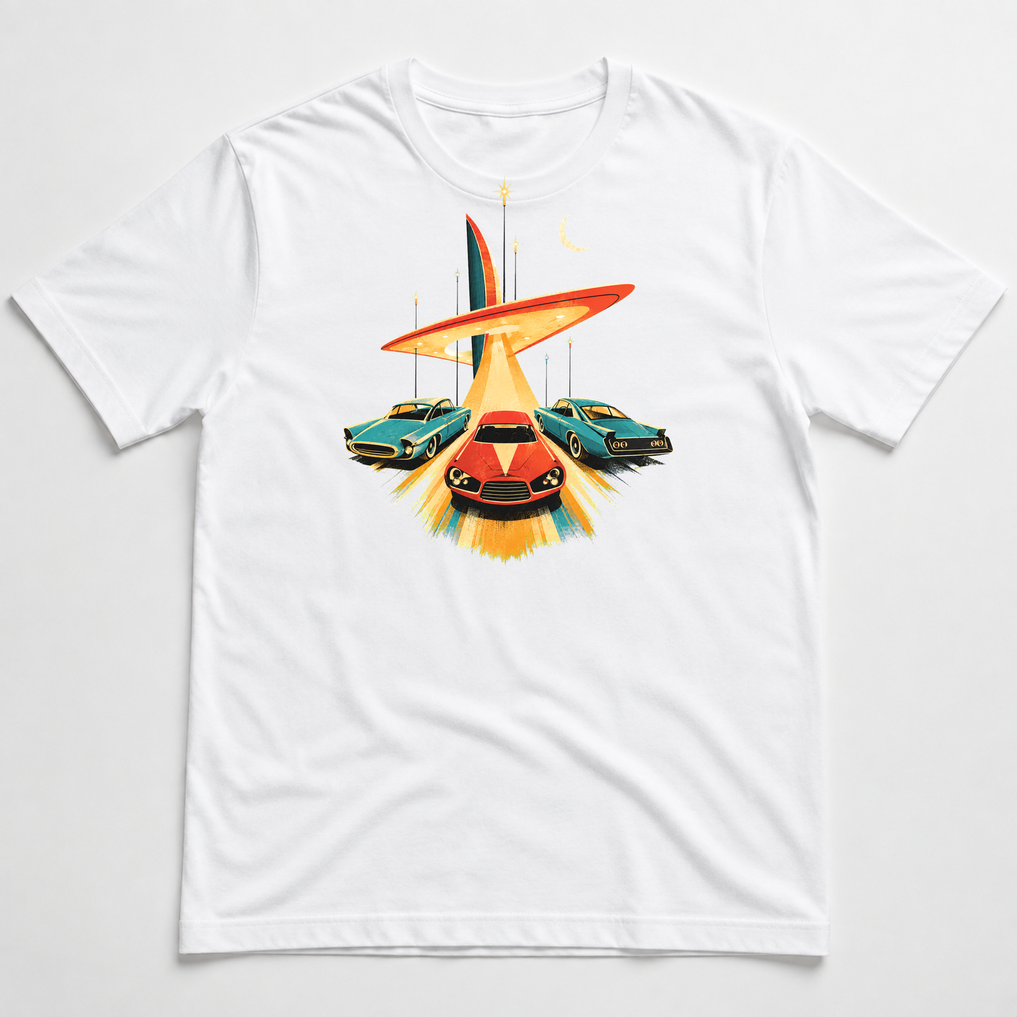 Roadside Reunion Graphic T-Shirt - POD-20260805-098_white_front_mockup