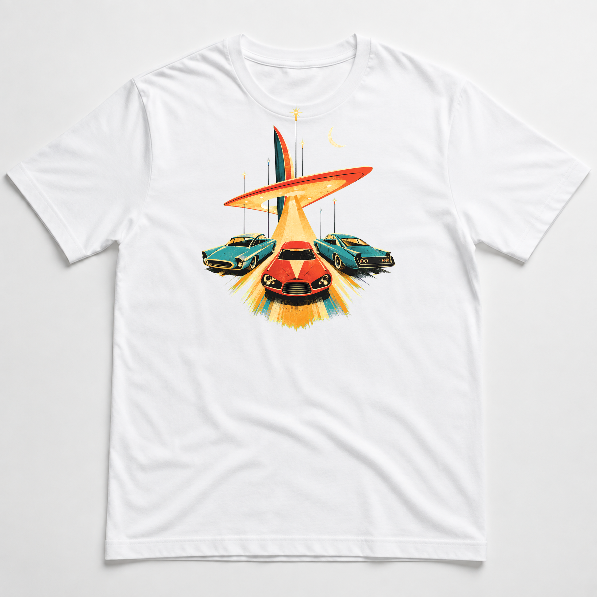 Roadside Reunion Graphic T-Shirt - POD-20260805-098_white_front_mockup