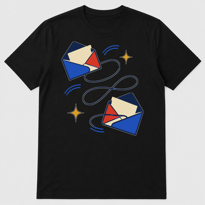 Longhand Relay Graphic T-Shirt - POD-20260806-113_black_front_mockup