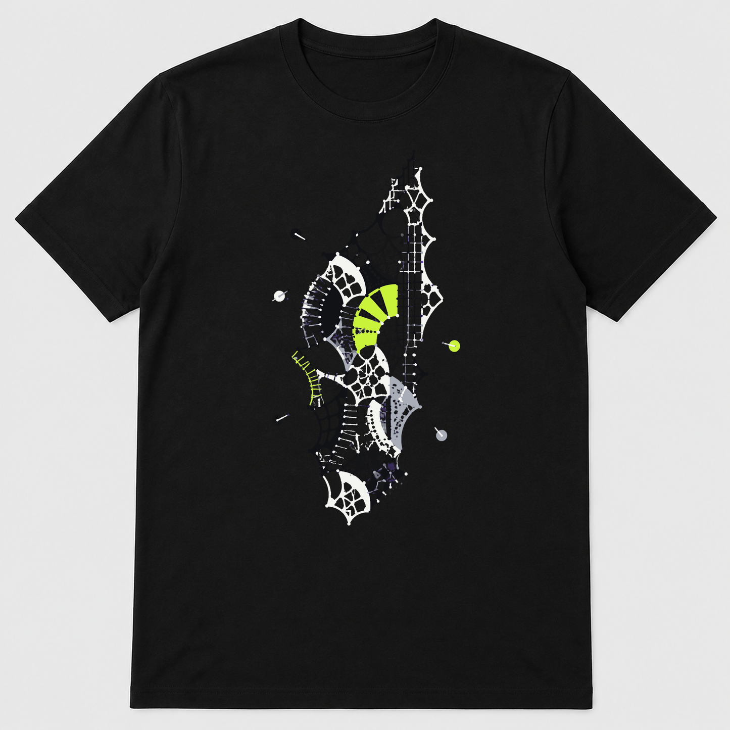 Openwork Axis Graphic T-Shirt - POD-20260807-121_black_front_mockup