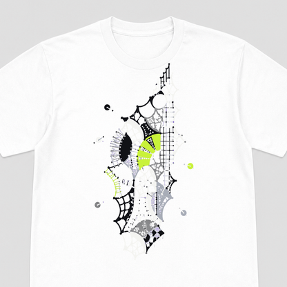 Openwork Axis Graphic T-Shirt - POD-20260807-121_white_front_closeup_mockup