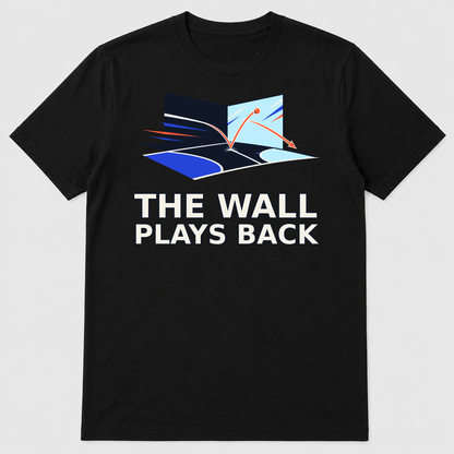 The Wall Plays Back Padel Graphic T-Shirt - POD-20260808-127_black_front_mockup
