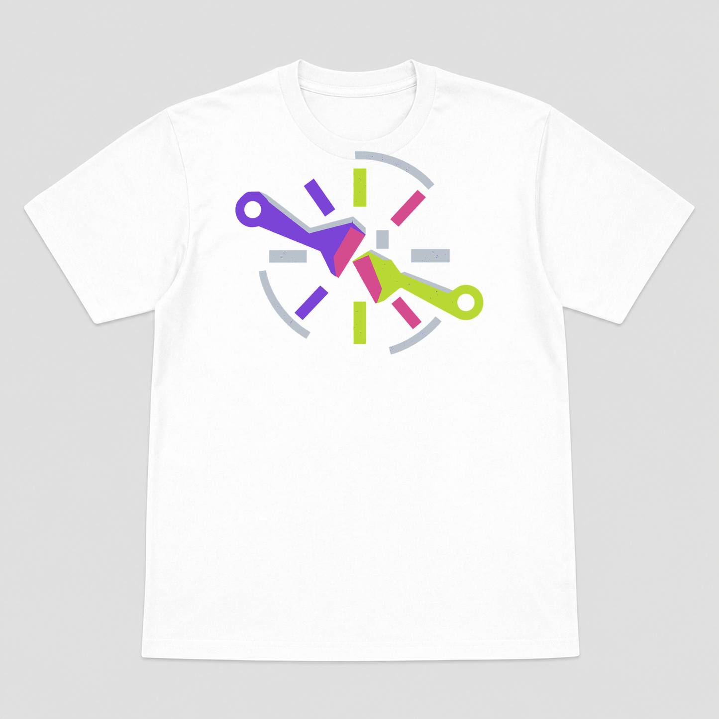 Escapement Pulse Exchange Horology Graphic T-Shirt - POD-20260811-146_white_front_mockup