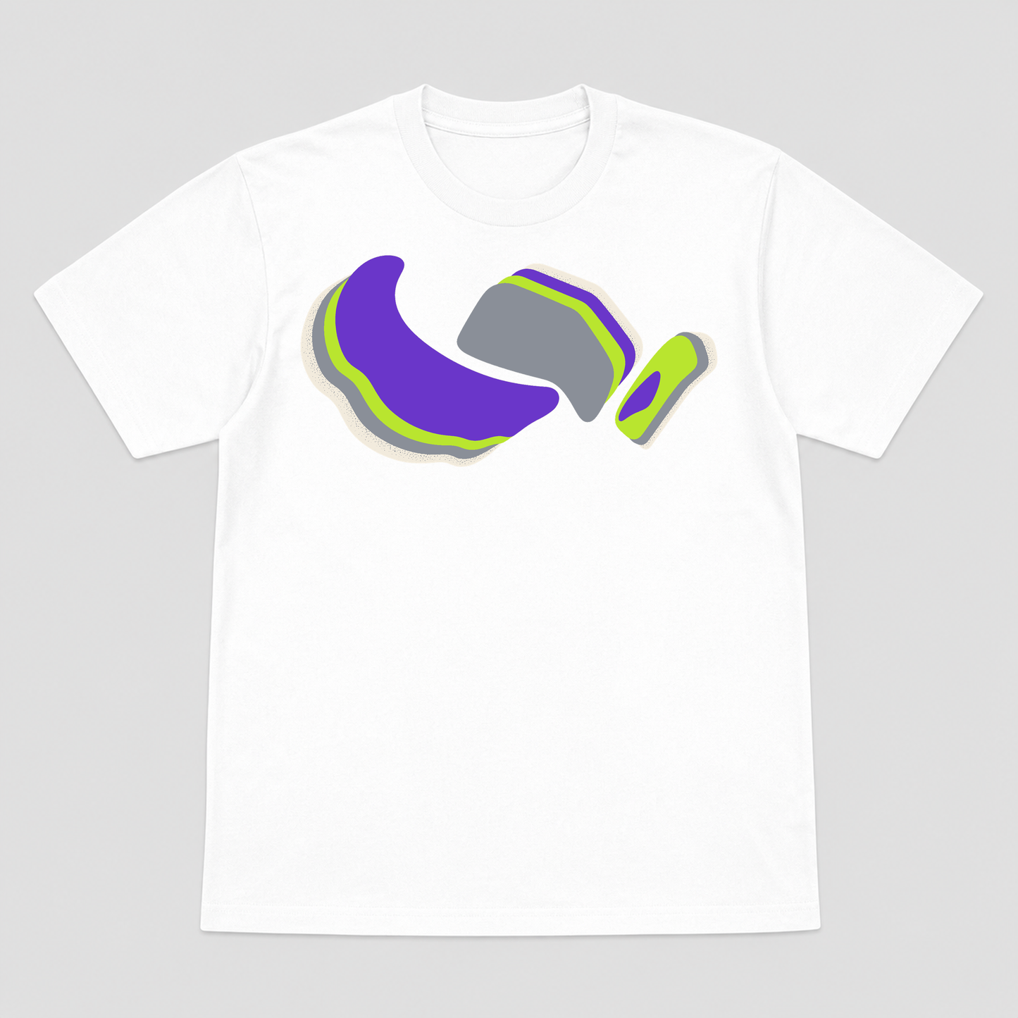 Pressure Fossil Bouldering Hold Graphic T-Shirt - POD-20260812-155_white_front_mockup