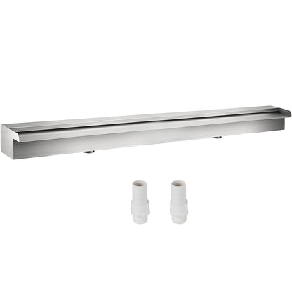 VEVOR Pool Fountain Waterfall Spillway, Stainless Steel Casc 150 cm