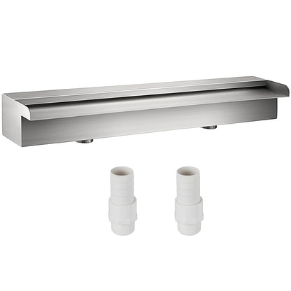 VEVOR Pool Fountain Waterfall Spillway, Stainless Steel Casc 60 cm