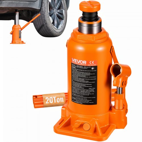 VEVOR bottle jack 20 Ton Hydraulic | 8.9-17.1 in
