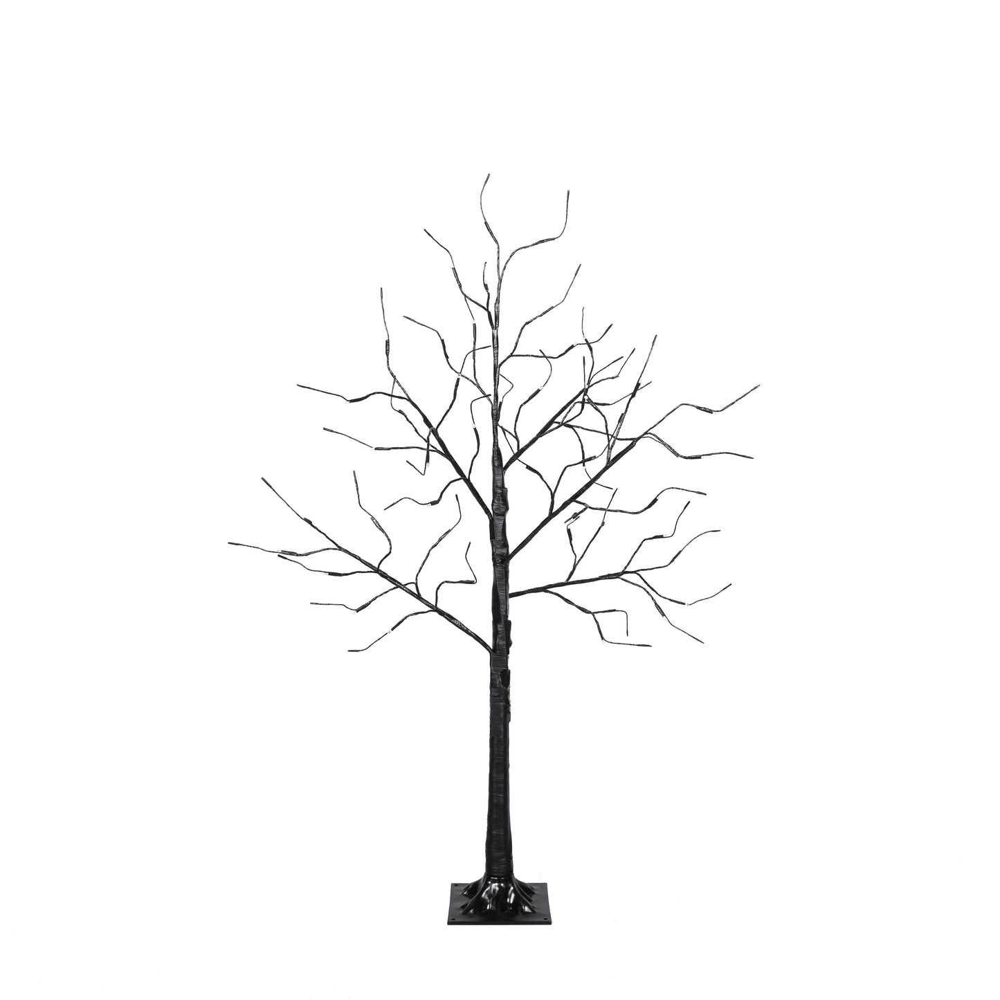 3 Pac Christmas Tree with Purple Lights, 4FT 5FT and 6FT, Lighted Black Tree for Christmas Decoration image 11