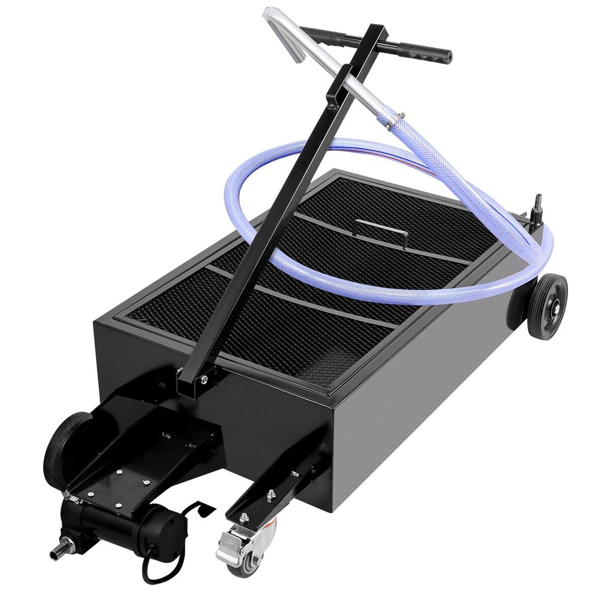 VEVOR Low Profile Oil Drain Pan with Electric Pump and Hose, 25 gal | Electric Pump