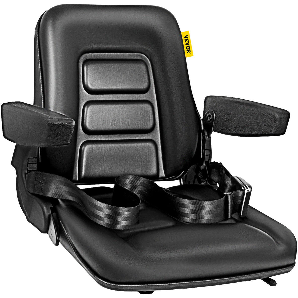 VEVOR Universal Equipment Seat, Replacement Seat for Forklif Wrap-around Style