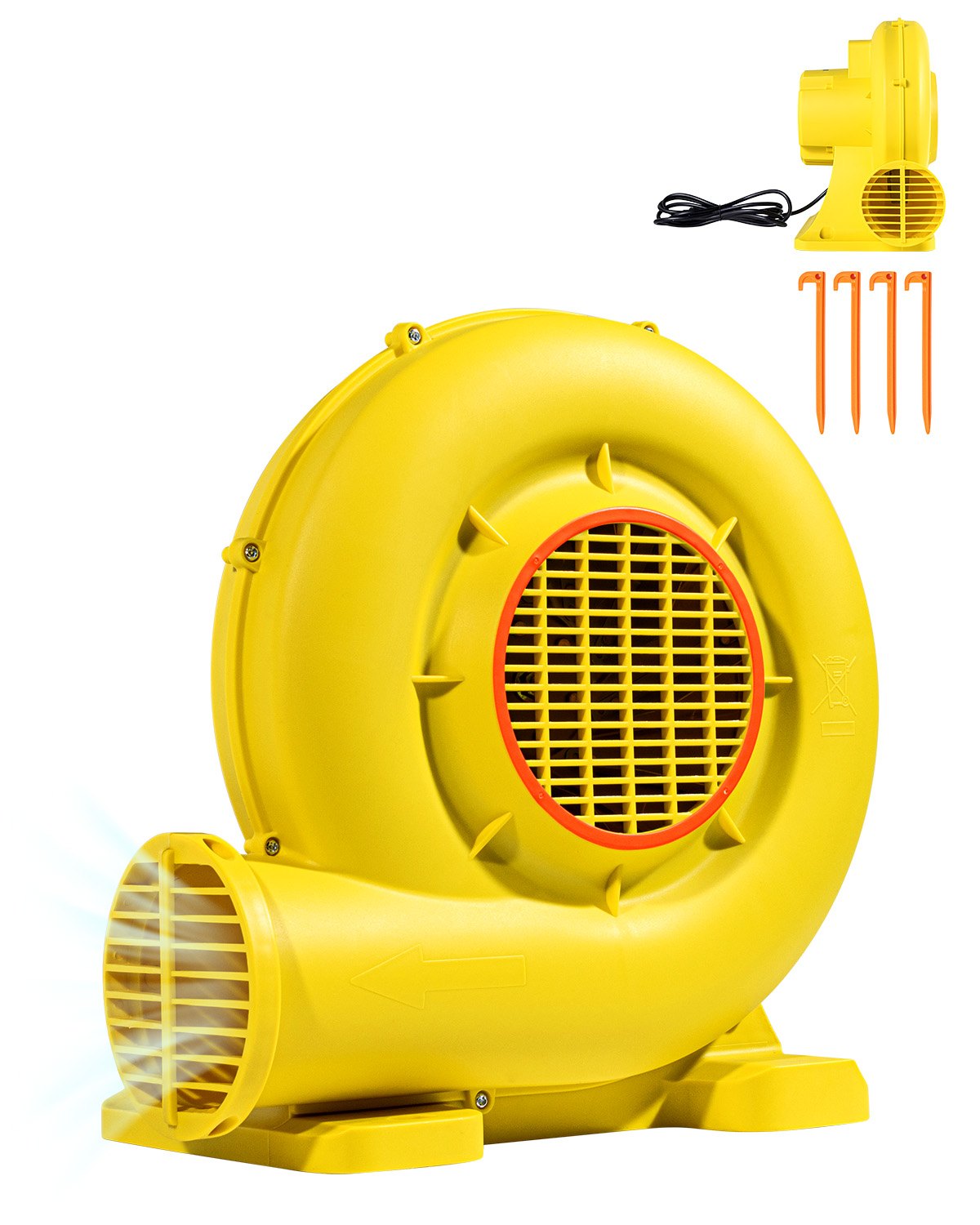 VEVOR Inflatable Blower, Bounce House Air Blower Fan for Inf 380W