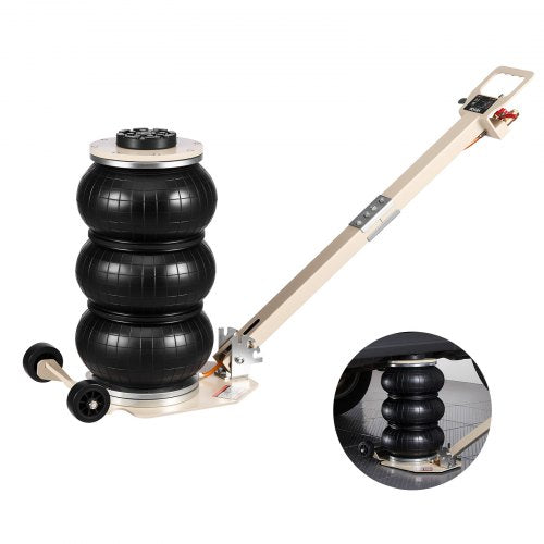 VEVOR pneumatic air jack 3 Ton | Adjustable Handle | 1-6 sec