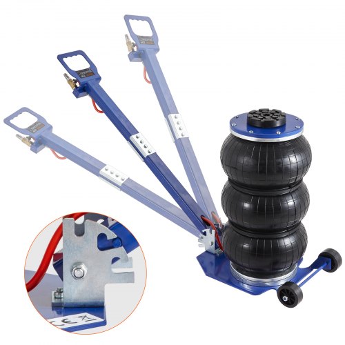 VEVOR pneumatic air jack 3 Ton | Adjustable Handle | Blue
