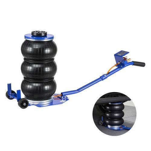 VEVOR pneumatic air jack 3 Ton | Long Handle + Pad | 1-6 sec